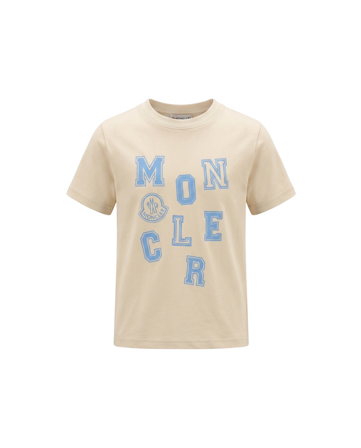 Kids Mon. Digit T Shirt - Off White