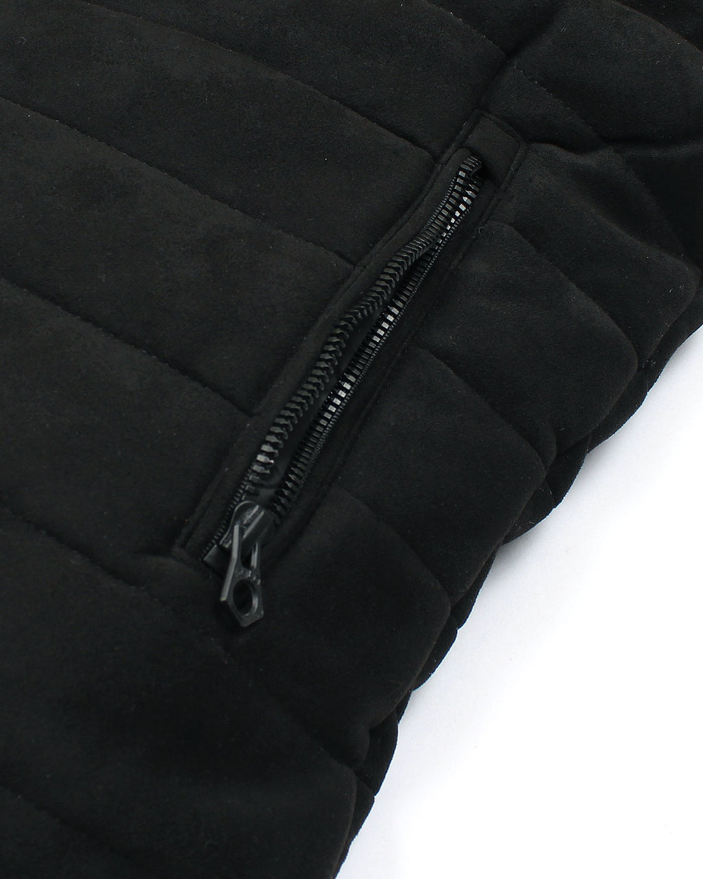 Men's Premium Suede Gillet - Black