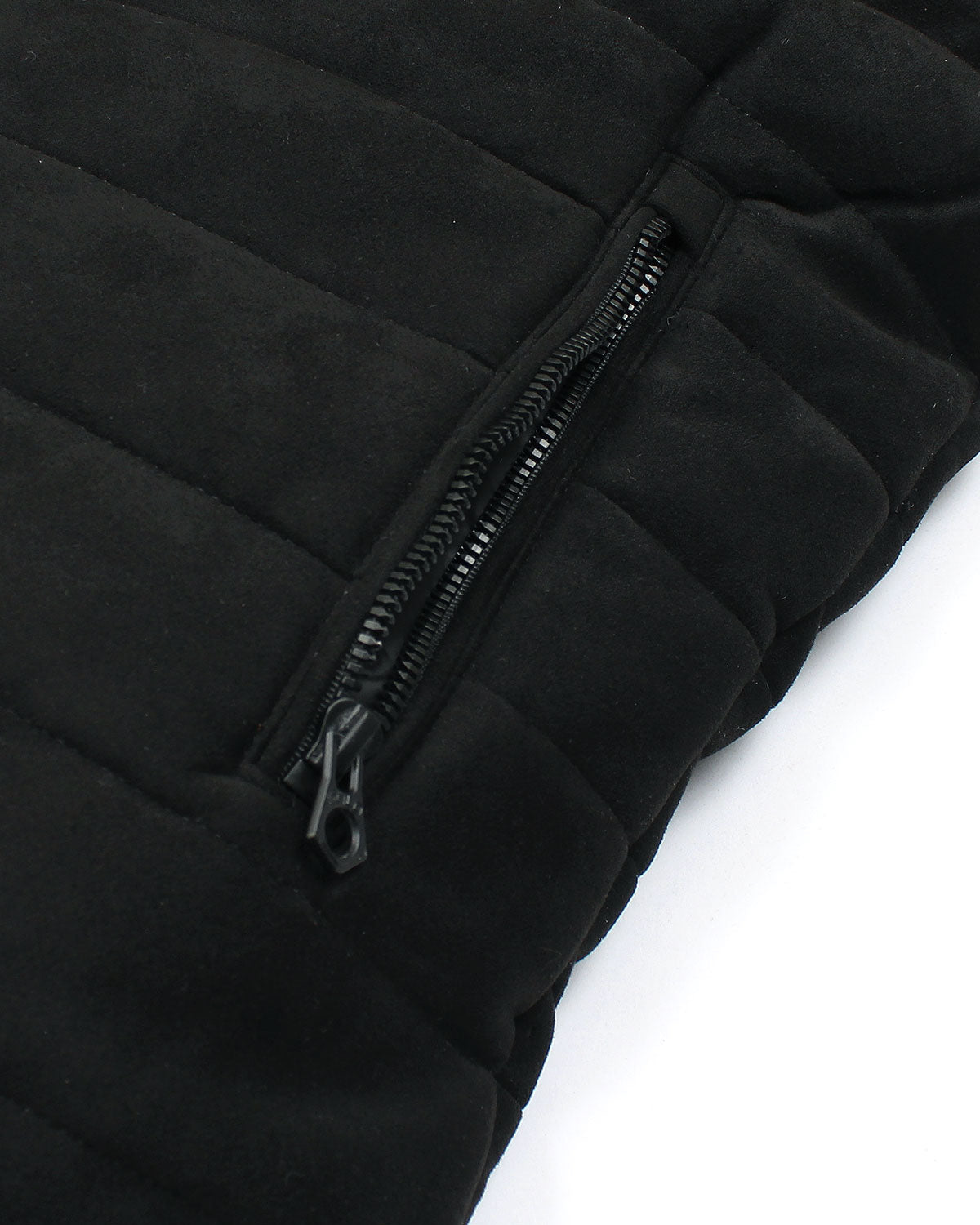 Men's Premium Suede Gillet - Black