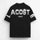 Lac. Men's Oversized Graphic Logo T-Shirt – Black