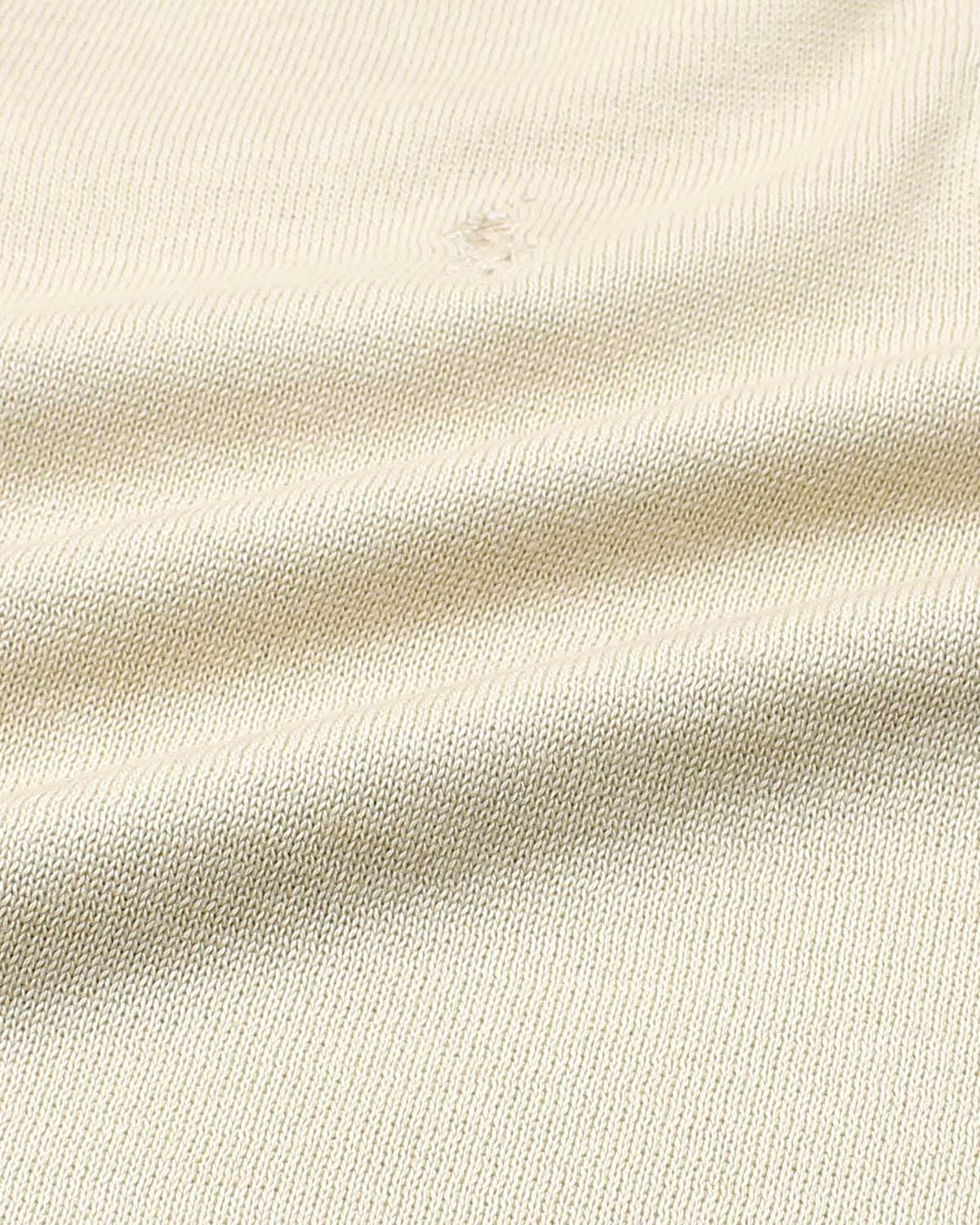 Exclusive Knitted Johny Collar Polo Shirt - Off White