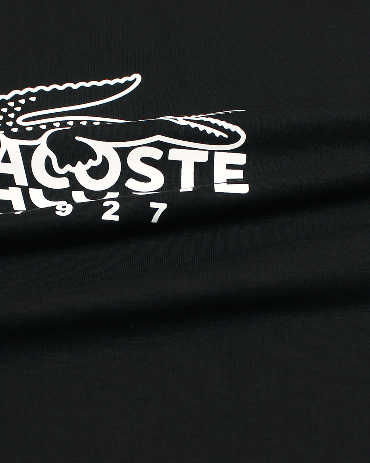 Lac. Men's Oversized Graphic Logo T-Shirt – Black