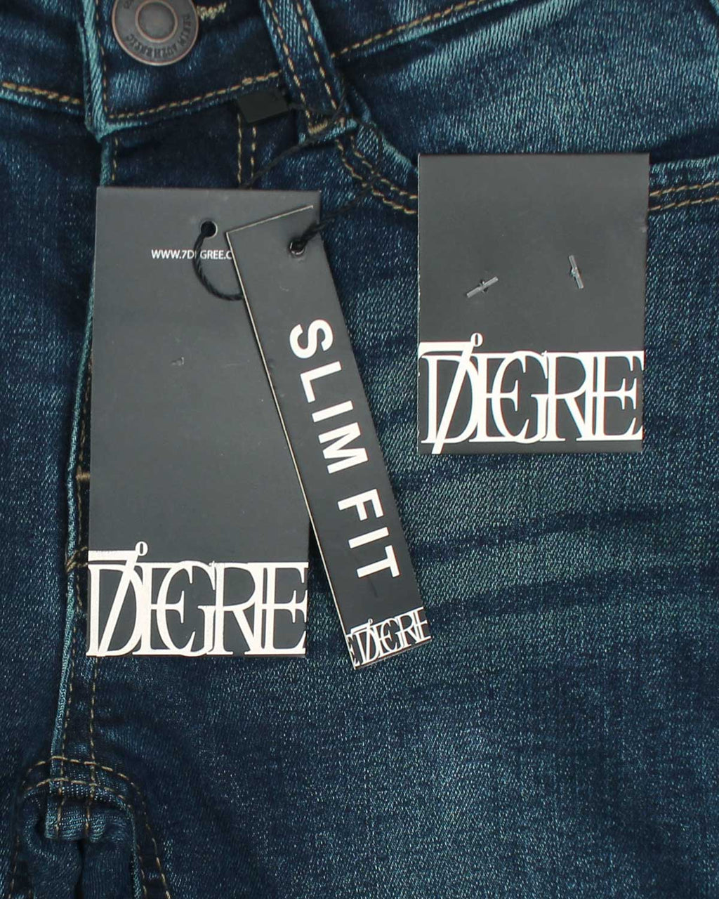 Premium Kids Denim Pants - Greenish Wash