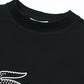 Lac. Men's Oversized Graphic Logo T-Shirt – Black
