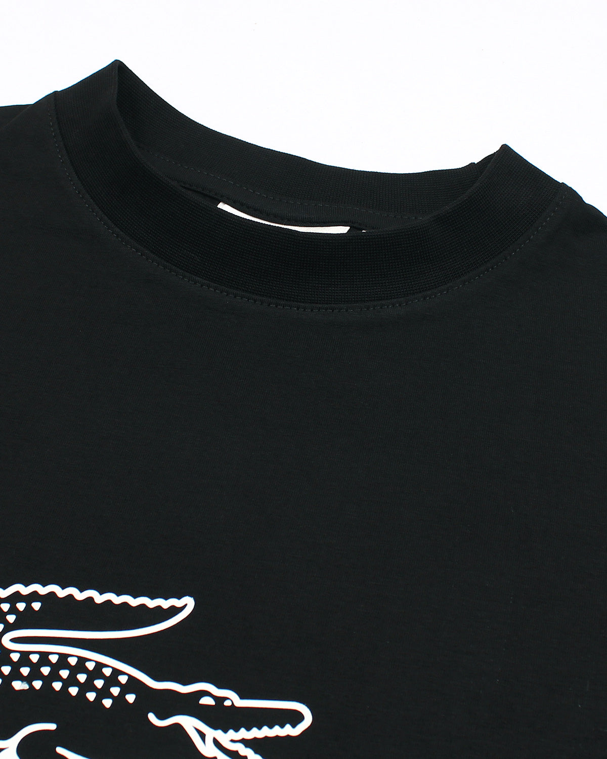 Lac. Men's Oversized Graphic Logo T-Shirt – Black