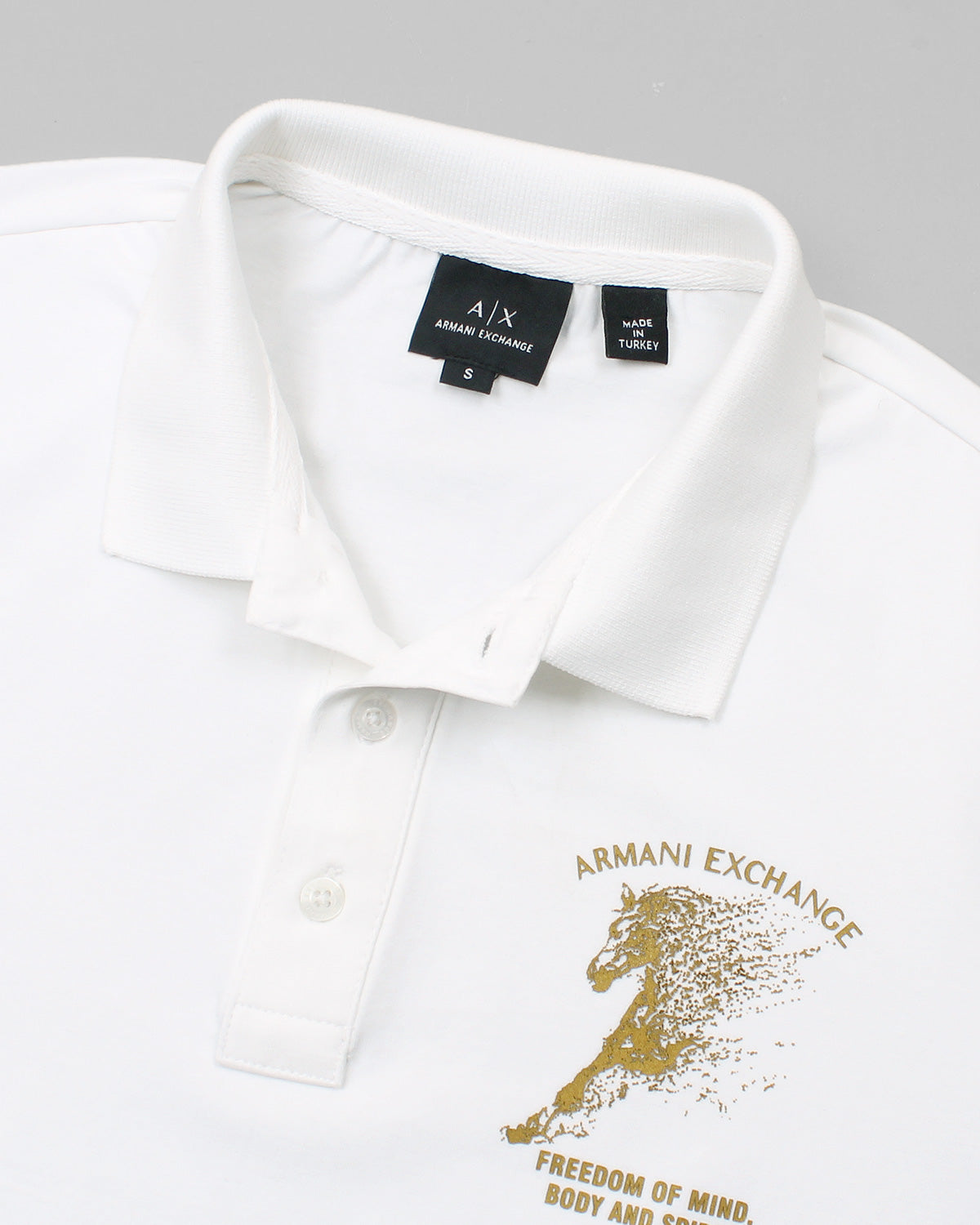 Exclusive Men's A-X Polo Shirt - White