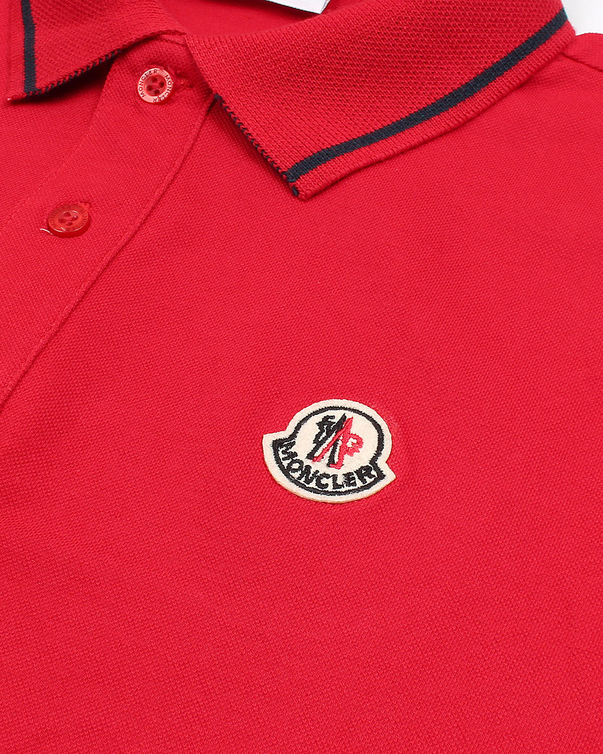 Premium Mon. Collar D. Polo - Red