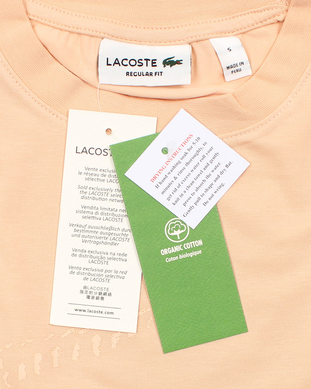 Men's Funky Lac. T Shirt - Peach