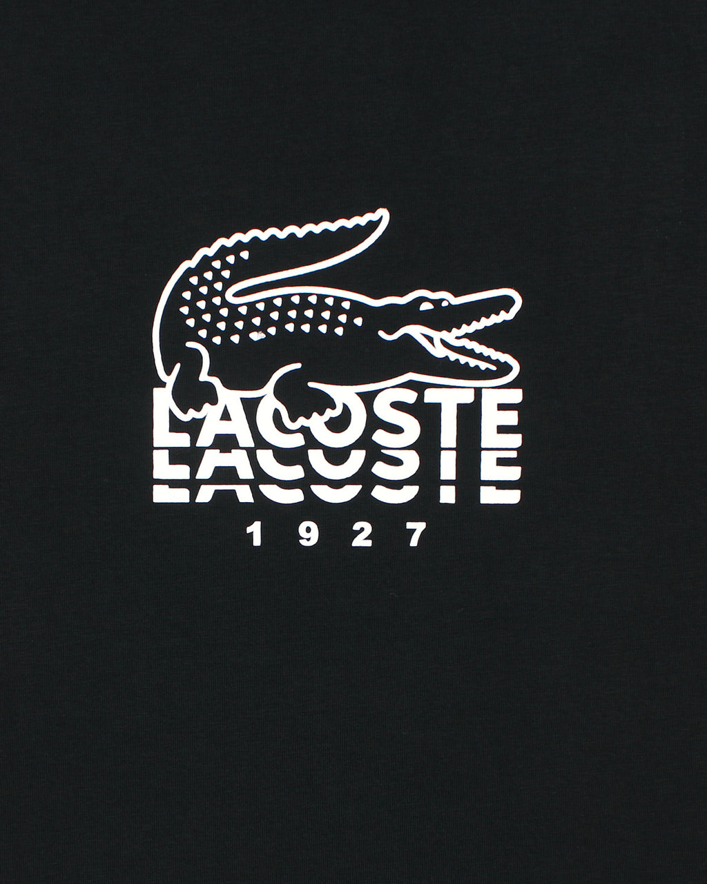 Lac. Men's Oversized Graphic Logo T-Shirt – Black