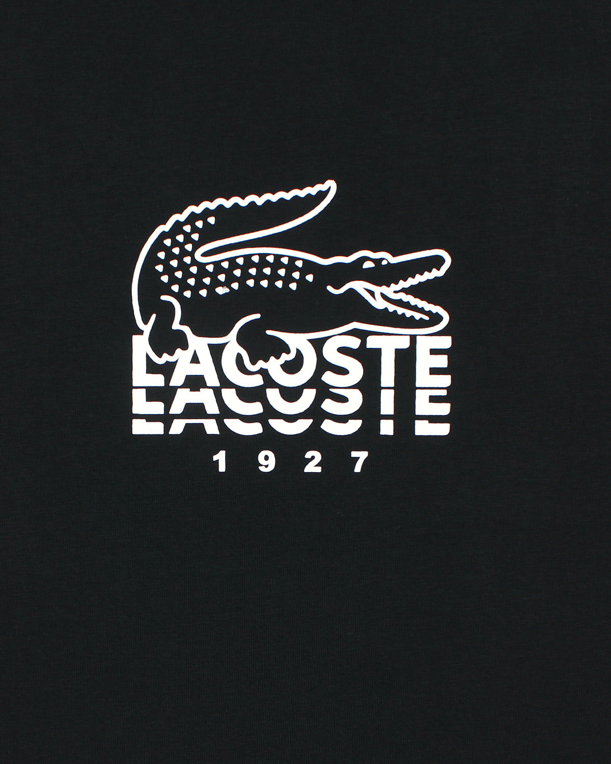 Lac. Men's Oversized Graphic Logo T-Shirt – Black