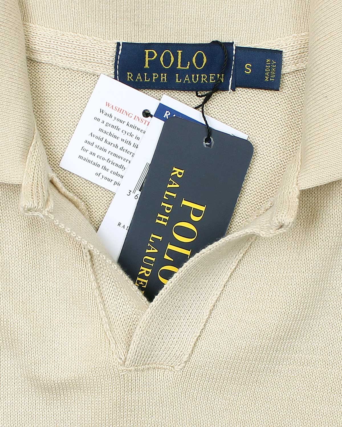 Exclusive Knitted Johny Collar Polo Shirt - Off White