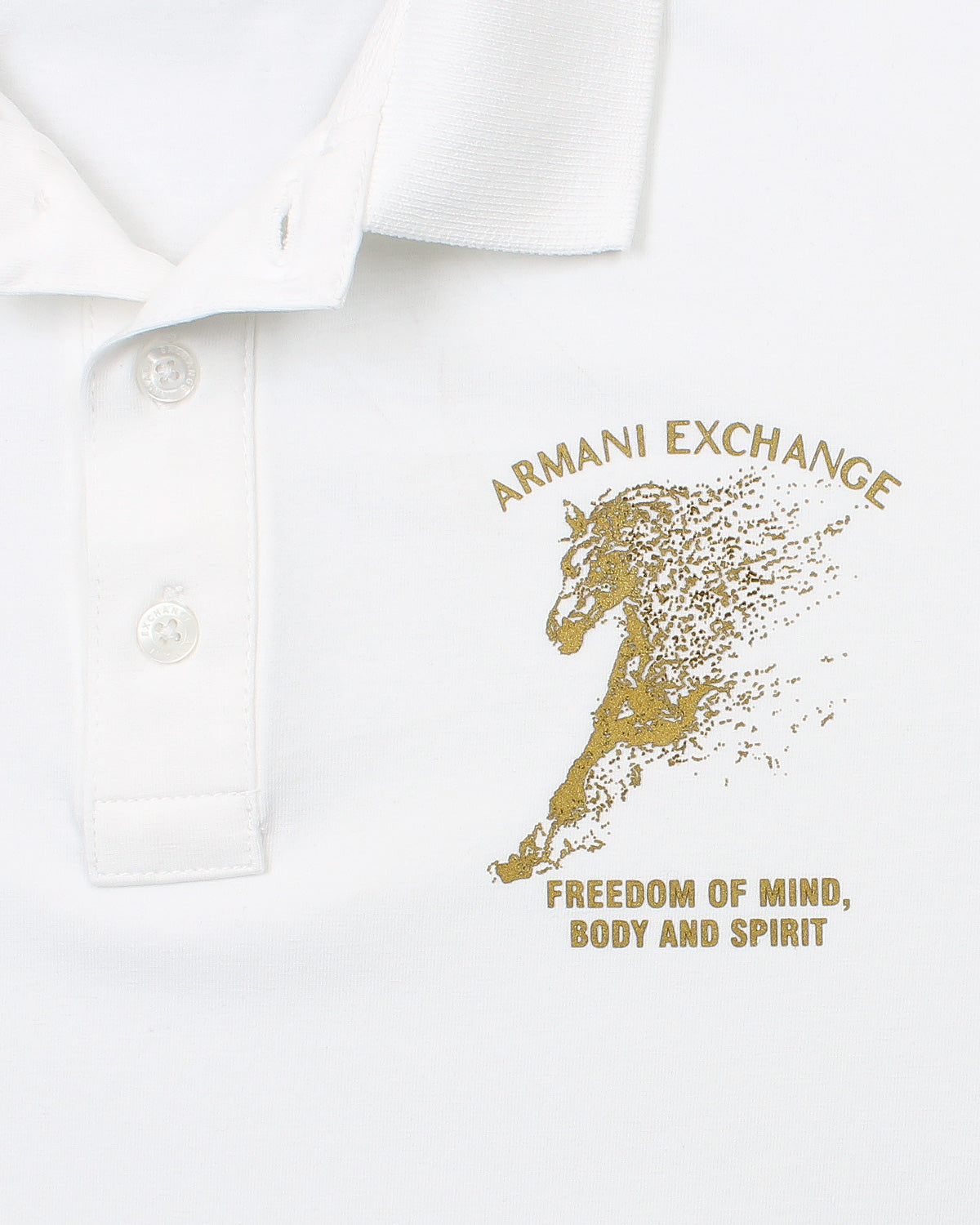 Exclusive Men's A-X Polo Shirt - White