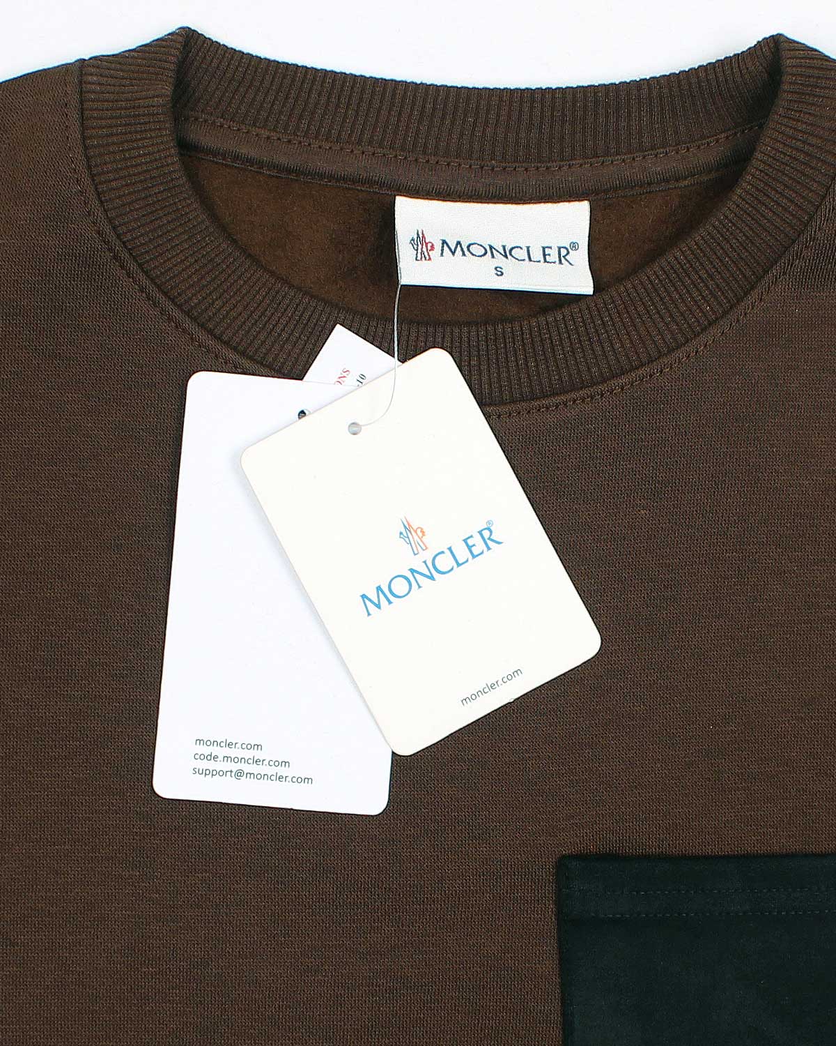 Men’s Classic Pocket Sweatshirt Mon. - Brown