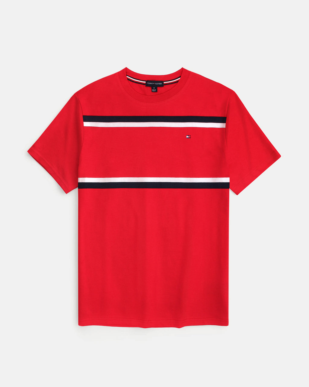 Exclusive Tommy Panel Men Tee - Red
