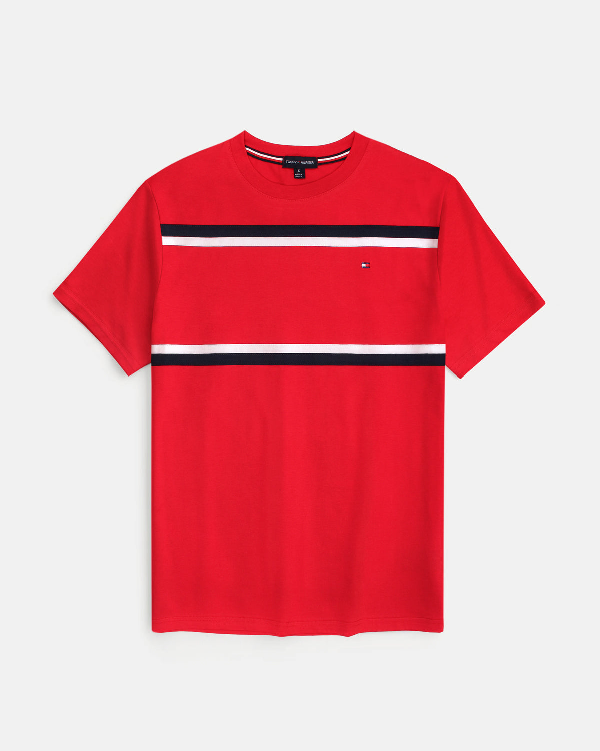 Exclusive Tommy Panel Men Tee - Red