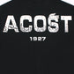 Lac. Men's Oversized Graphic Logo T-Shirt – Black