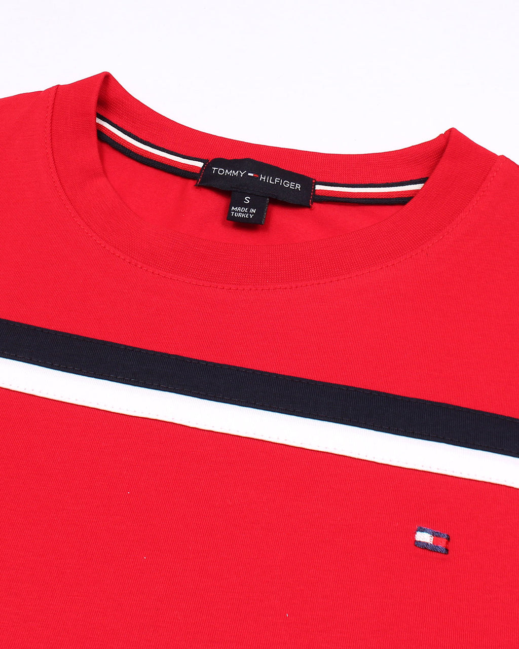 Exclusive Tommy Panel Men Tee - Red