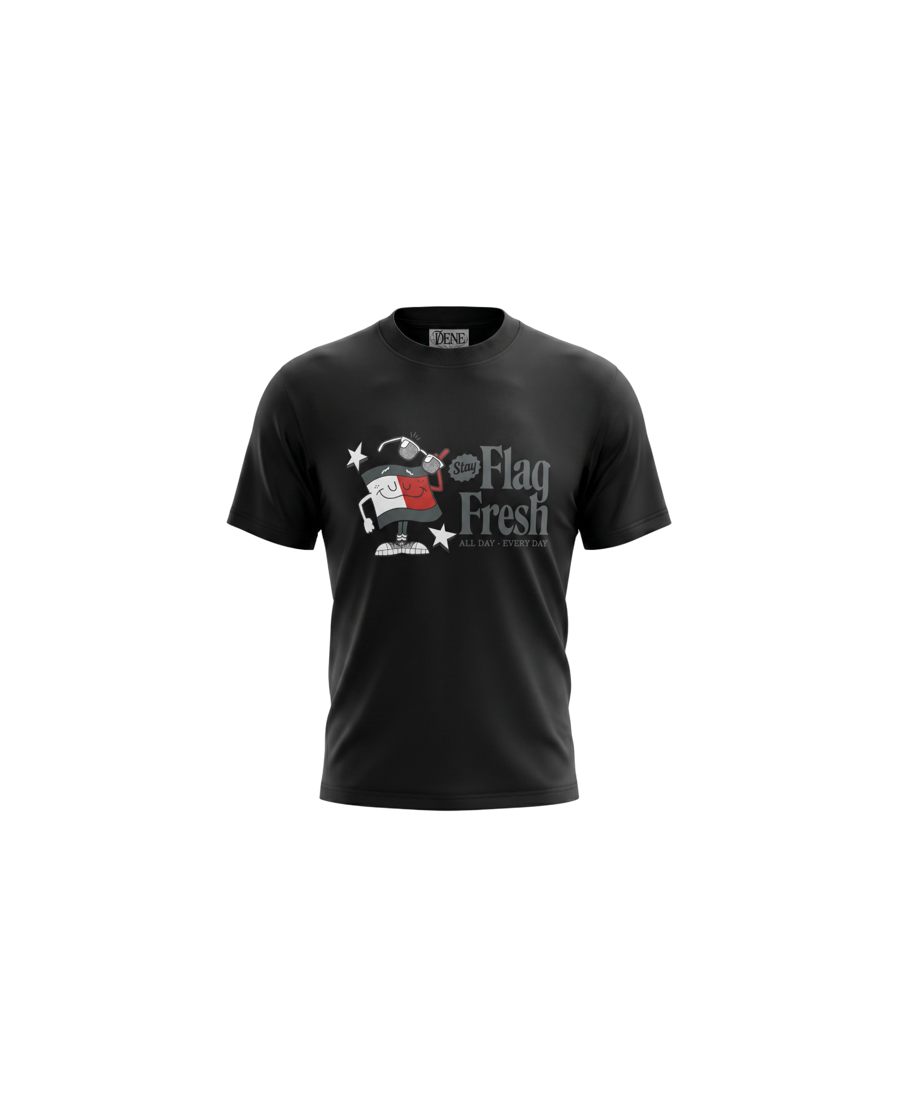 Kids Flag Fresh T Shirt - Black