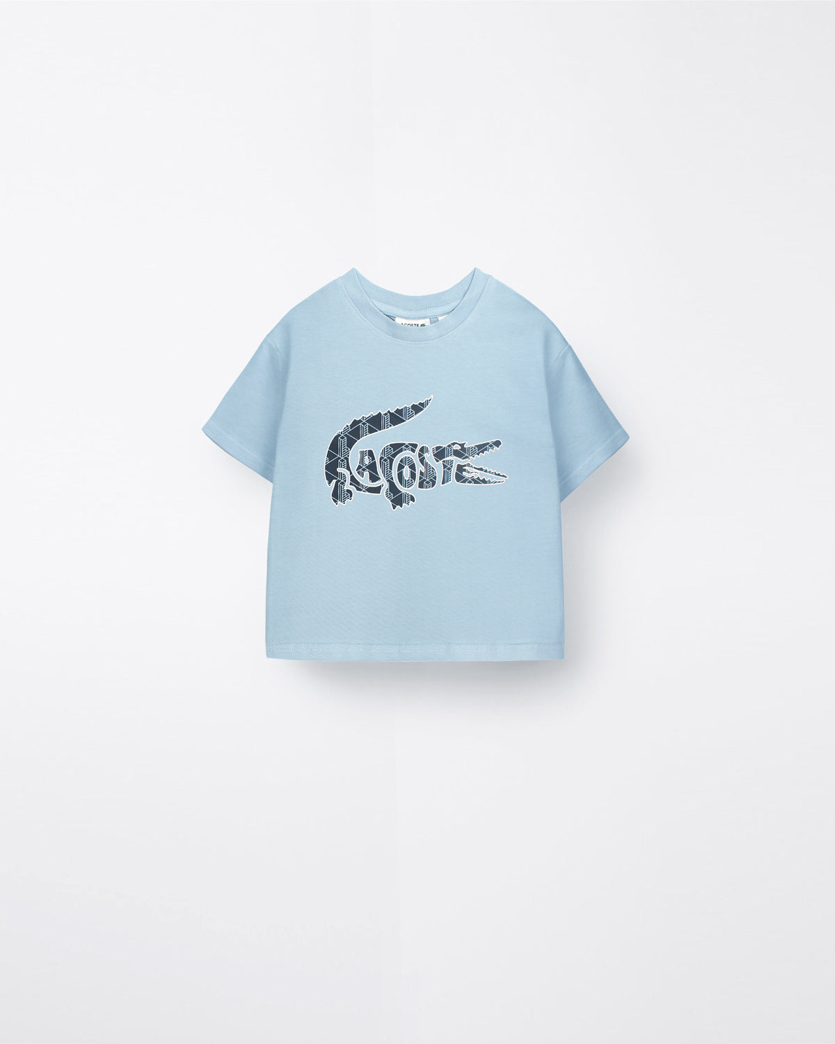 Baby Girls Croc. Oversized T Shirt - Sky Blue