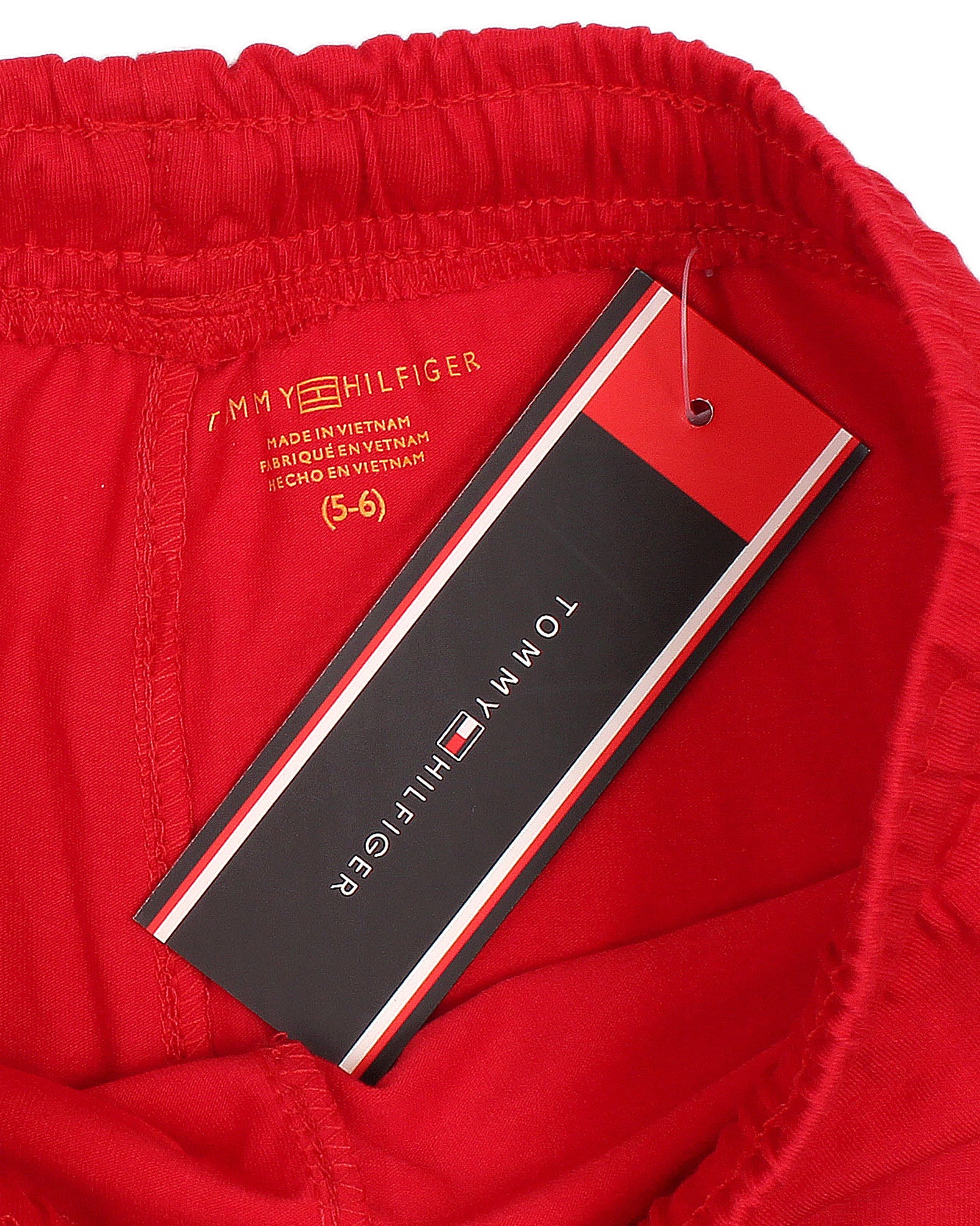 Premium Summer Tommy Boys Trouser - Red