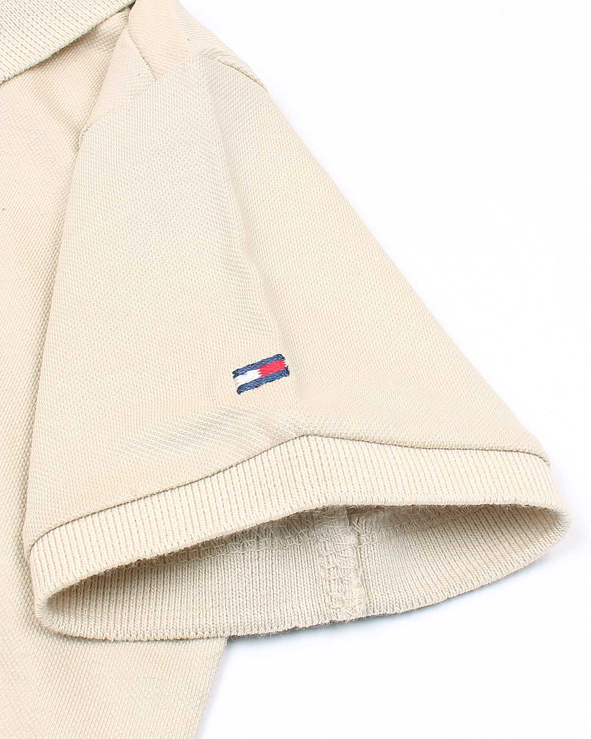 Kids Tommy Lined Polo - Off White