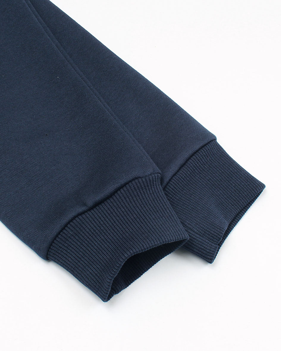 Premium Winter Kids Polo Jogger Pants - Navy Blue