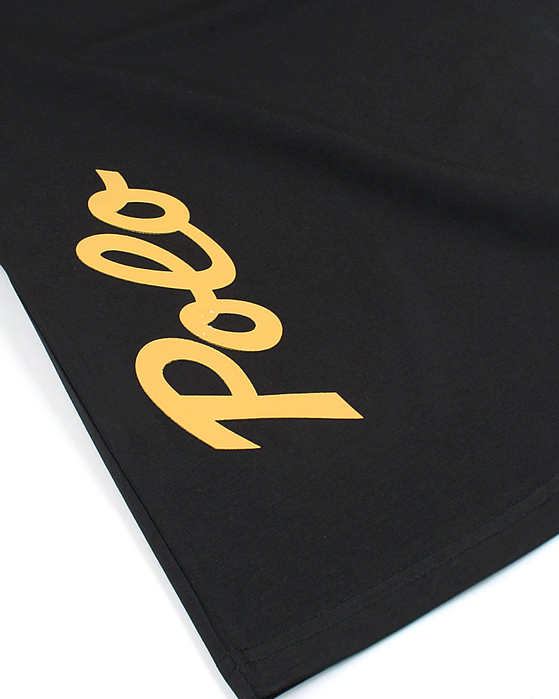 Iconic Polo Kids Tee - Black