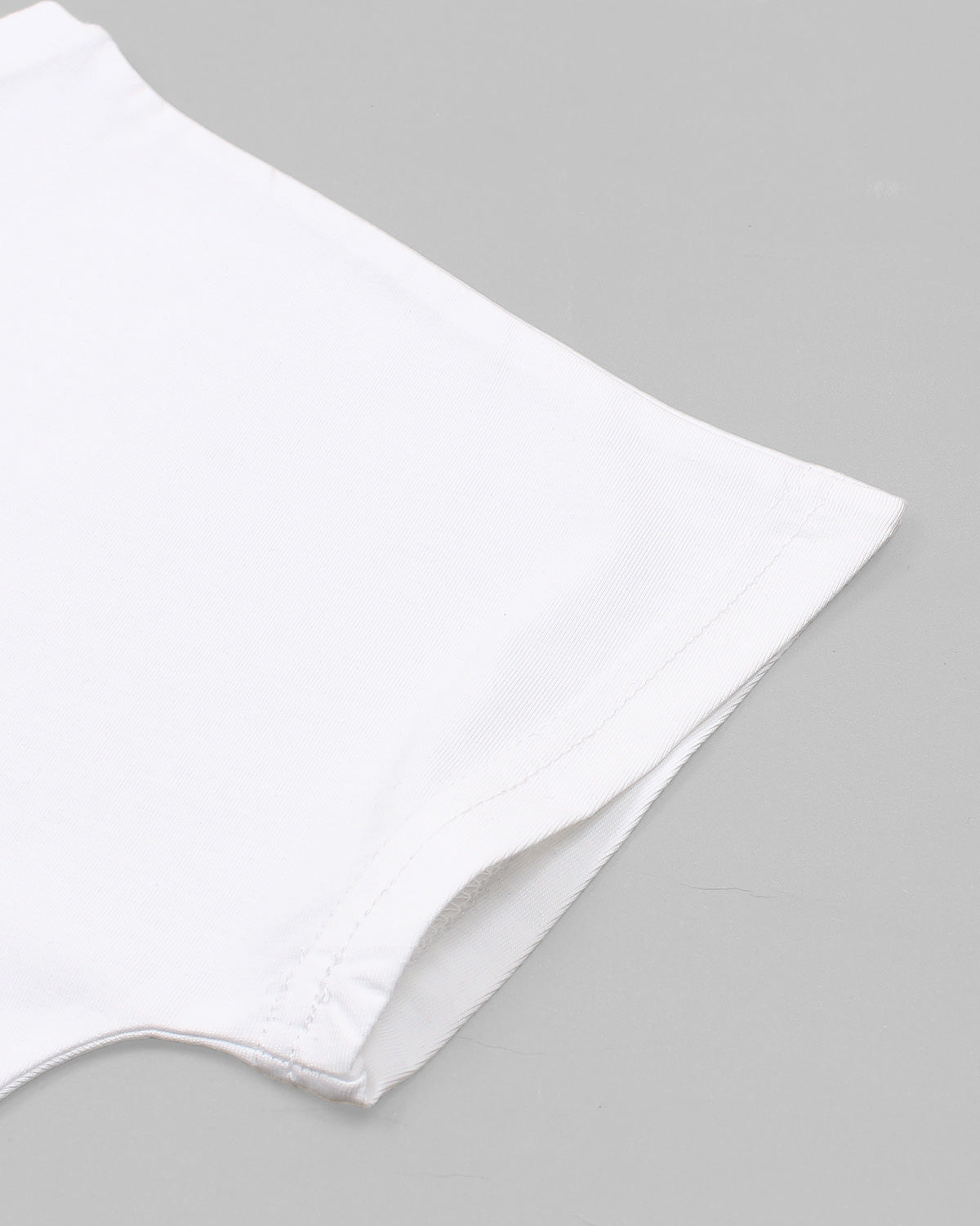 Baby Girls Cropped Bear T Shirt - White
