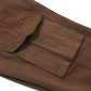 Exclusive Cotton Cargo Trouser - Choc Brown