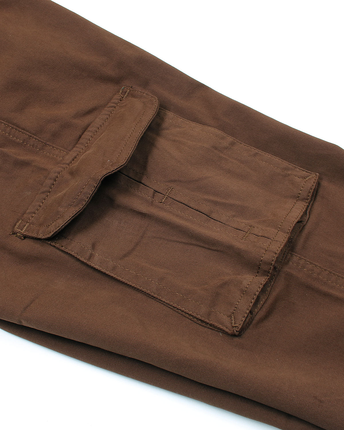 Exclusive Cotton Cargo Trouser - Choc Brown