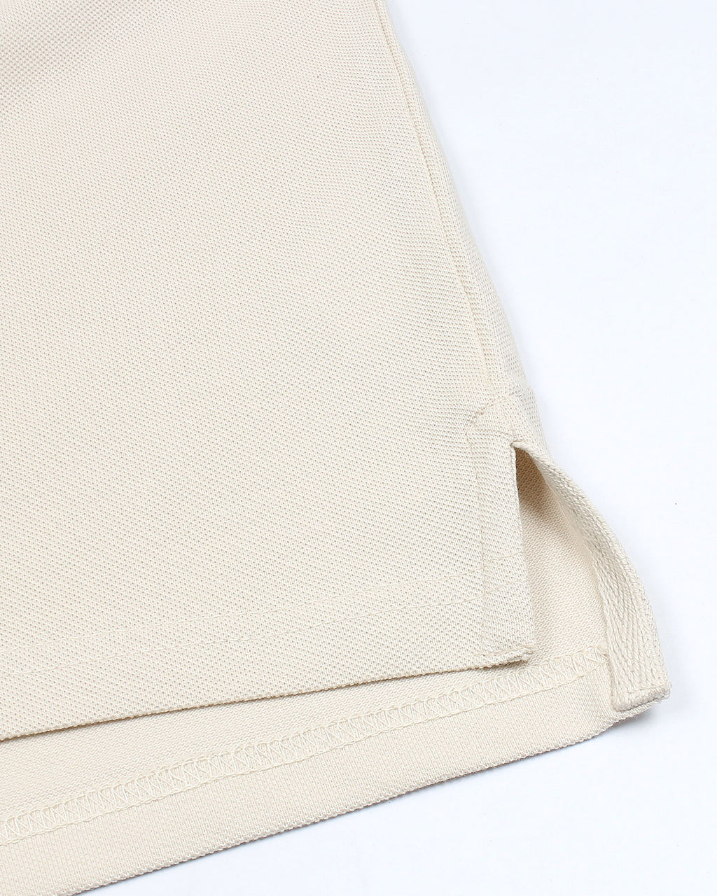 Premium Mesh L/C Men Polo Shirt - Off White