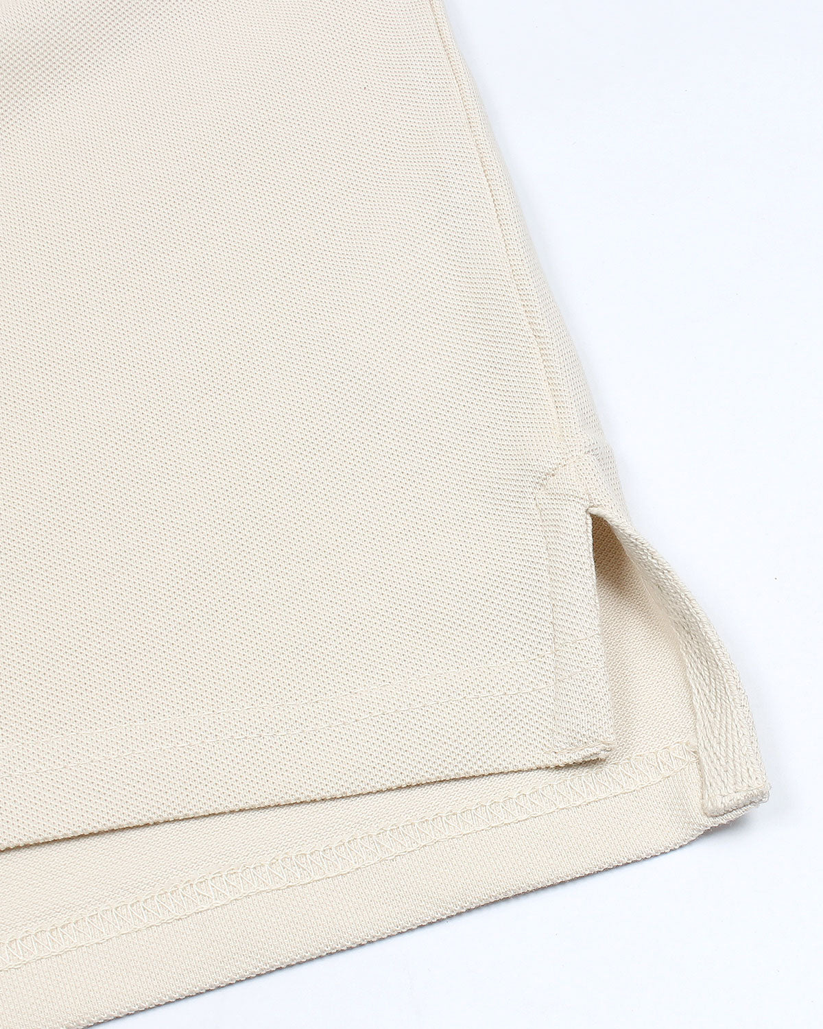 Premium Mesh L/C Men Polo Shirt - Off White