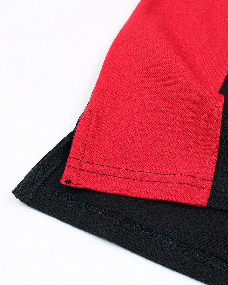 Exclusive Panel L-S-C-T Kids Polo - R-B