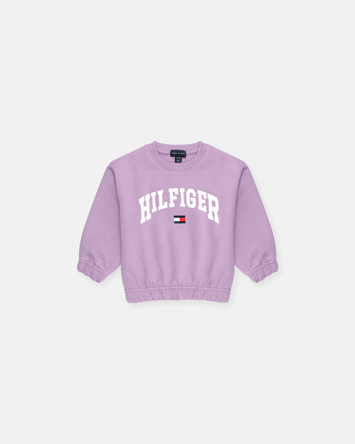 Baby Girls Hil. Ribbed Sweat - Lilac
