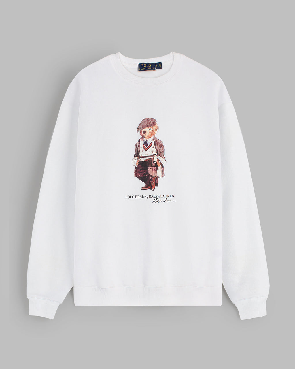 Premium Bear Men's Sweatshirt - White