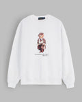 Premium Bear Men's Sweatshirt - White
