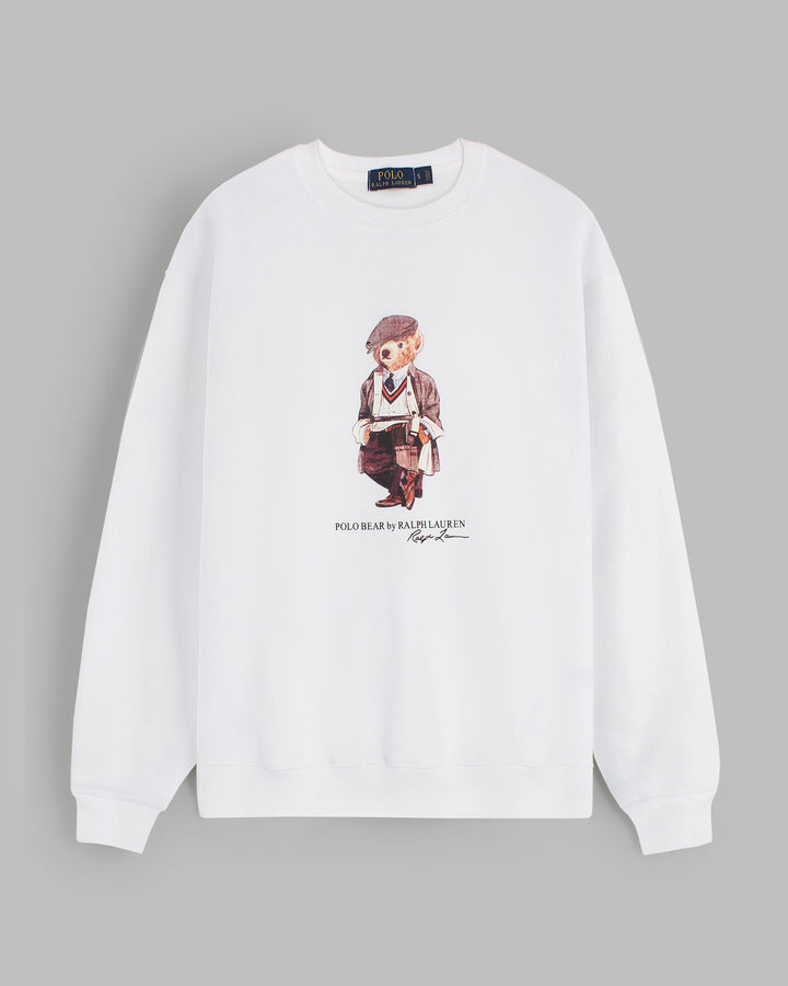 Premium Bear Men's Sweatshirt - White