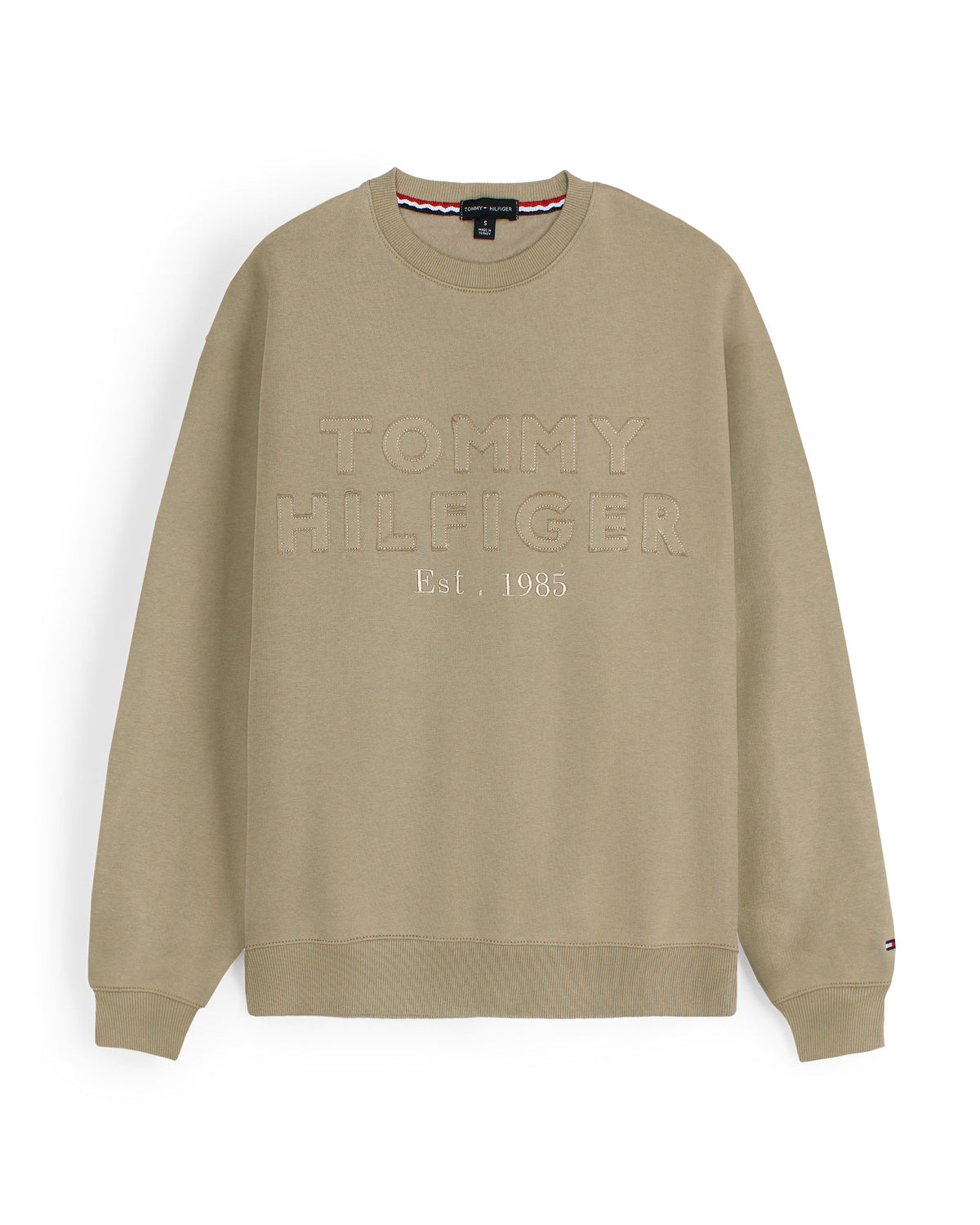 Premium Men's TM Logo Sweat - Beige