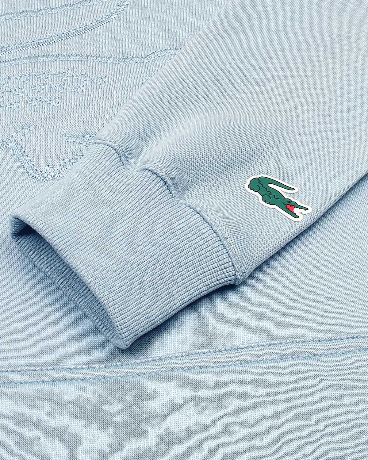 Exclusive L-S-C-T Embossed Mens Hoddie - Sky Blue