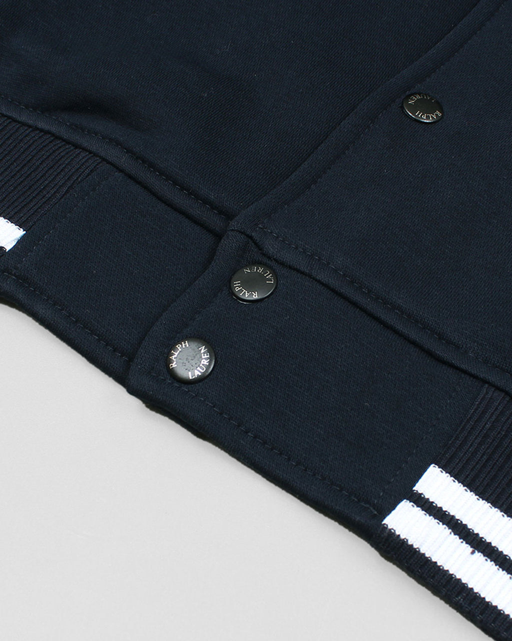 Premium Base Ball R-L Fleece Jacket - Navy Blue