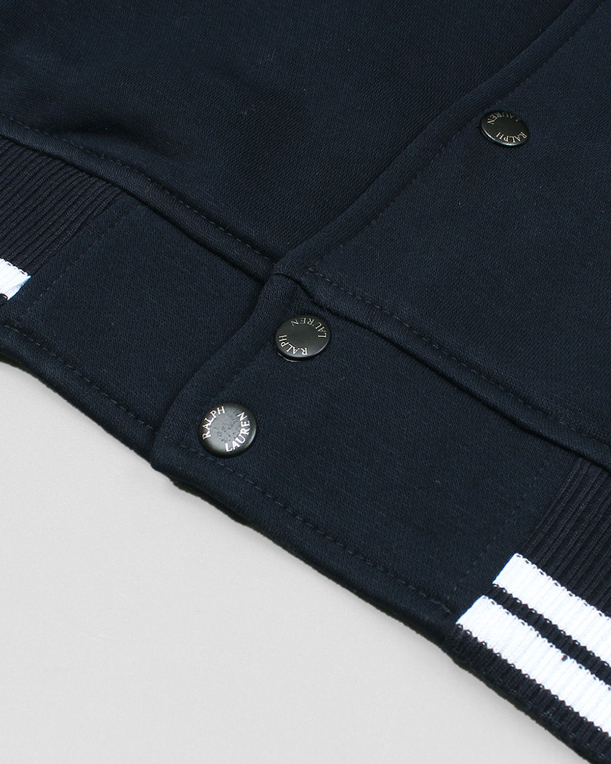 Premium Base Ball R-L Fleece Jacket - Navy Blue