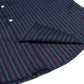 Premium Down Button Lined Shirt - Red & Blue