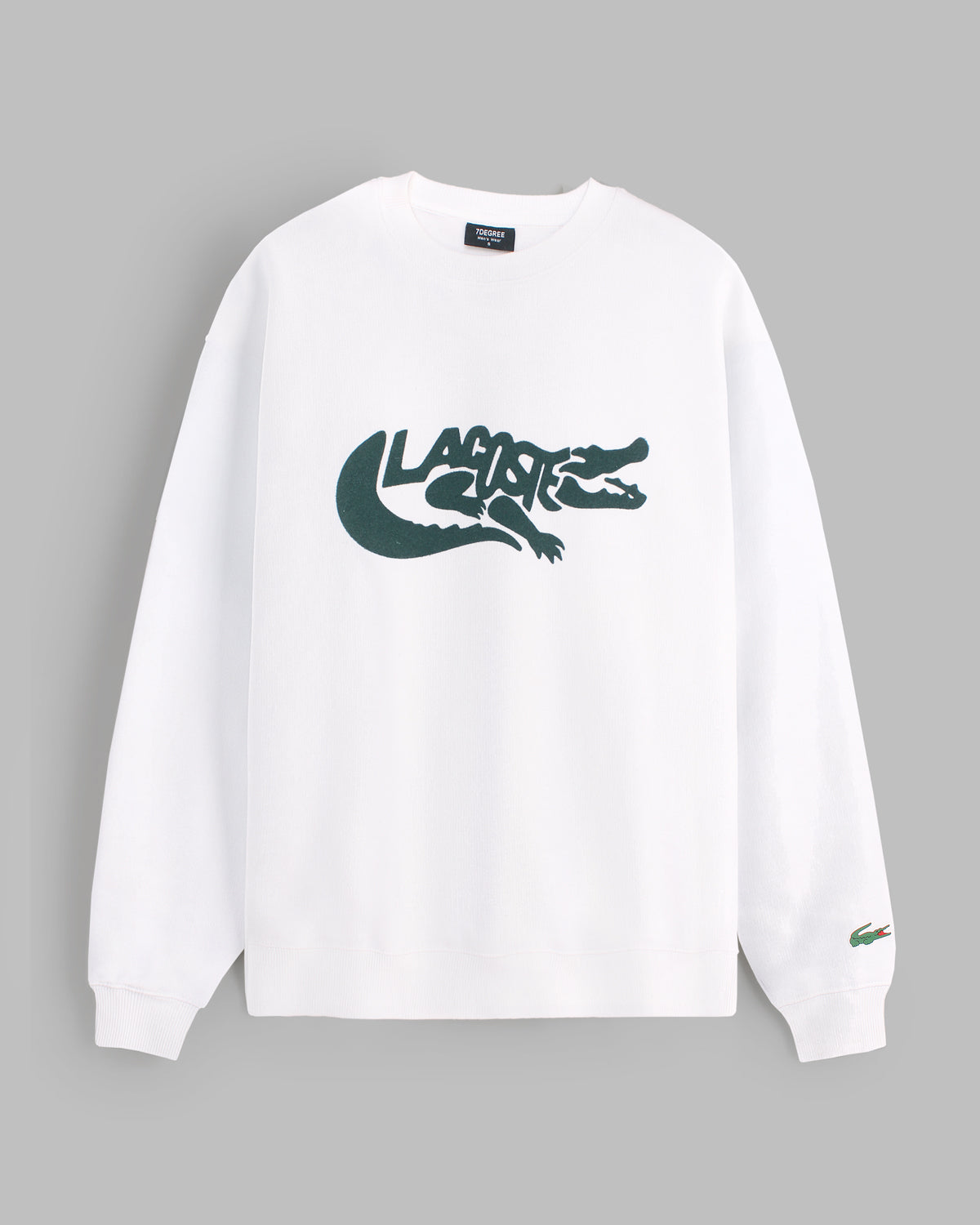 Men's Lac Croc. Sweat - White