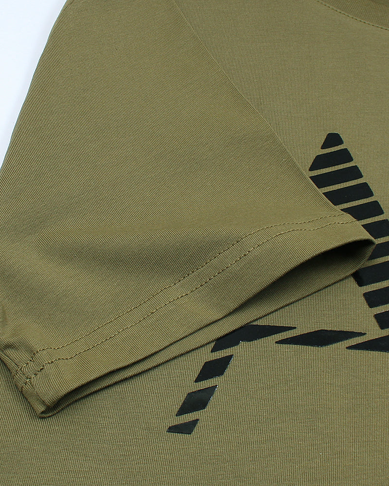 Premium A-X Black Gold Tee - Green