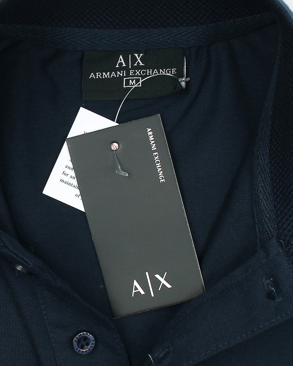 Exclusive A-X Polo Shirt - Navy Blue