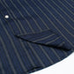 Premium Down Button Lined Shirt - Grey & Blue