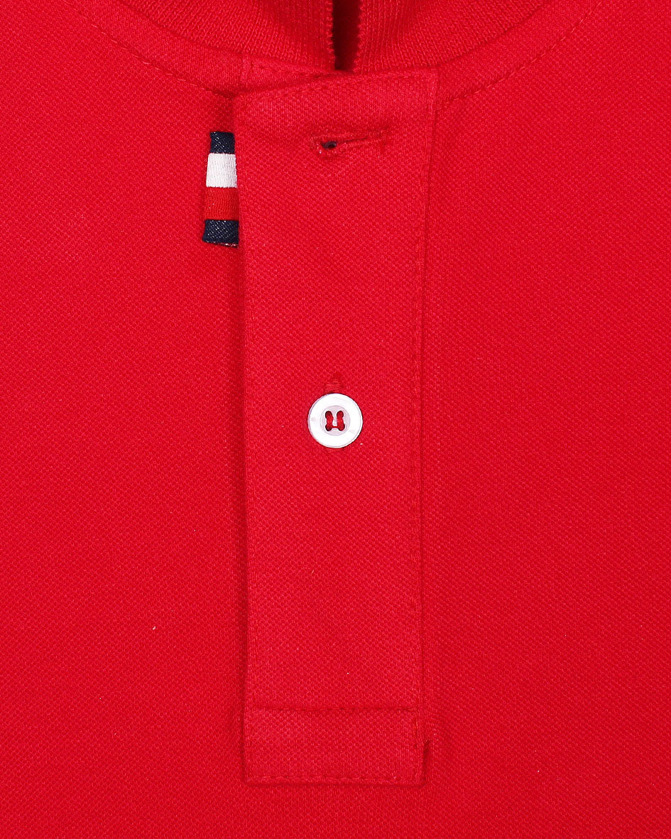 Premium Emb Tommy Polo - Red