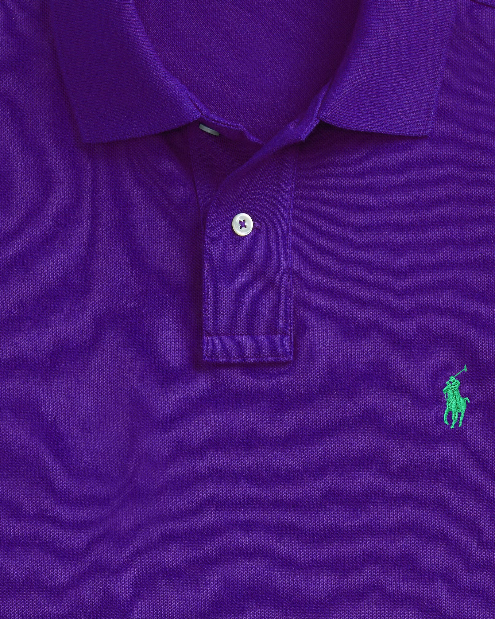 Iconic Mesh Men Polo Shirt - Purple