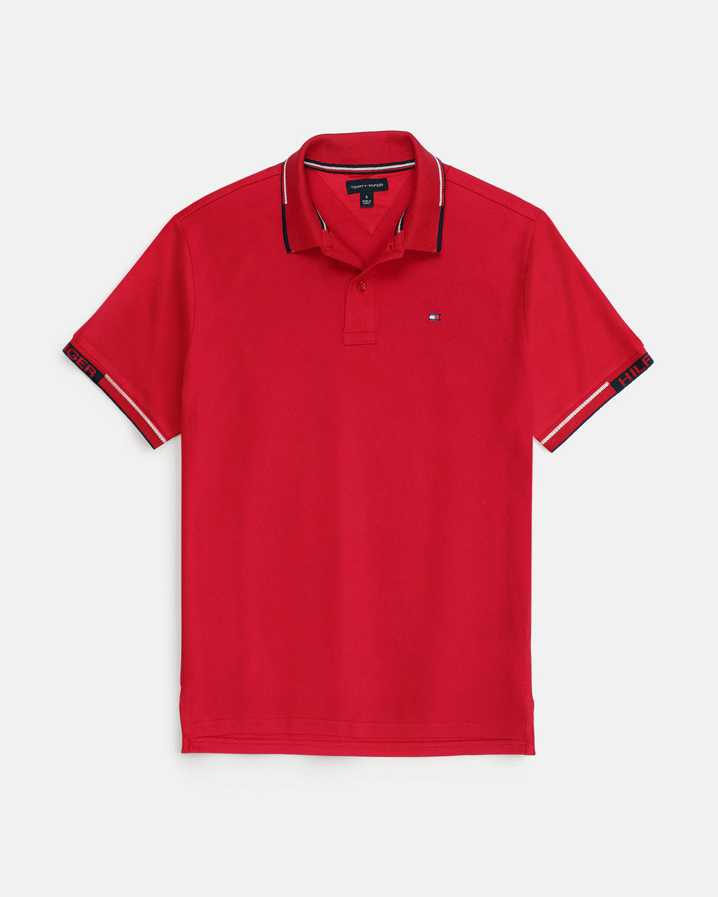 Iconic Tommy Collar D. Men Polo - Red
