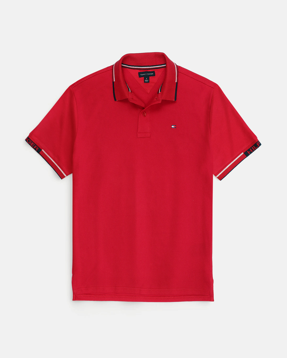 Iconic Tommy Collar D. Men Polo - Red